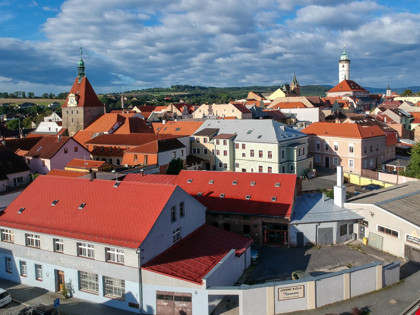 Panorama města Domažlice